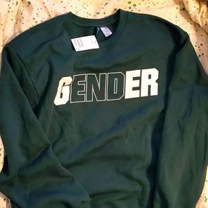 NWT GendER queer sweatshirt